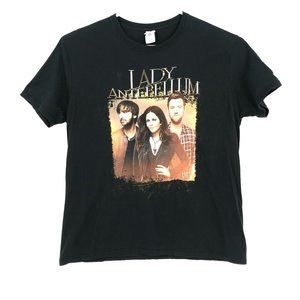 Lady Antebellum Mens Shirt XL Black Short Sleeve Concert Tee Band Tour Music